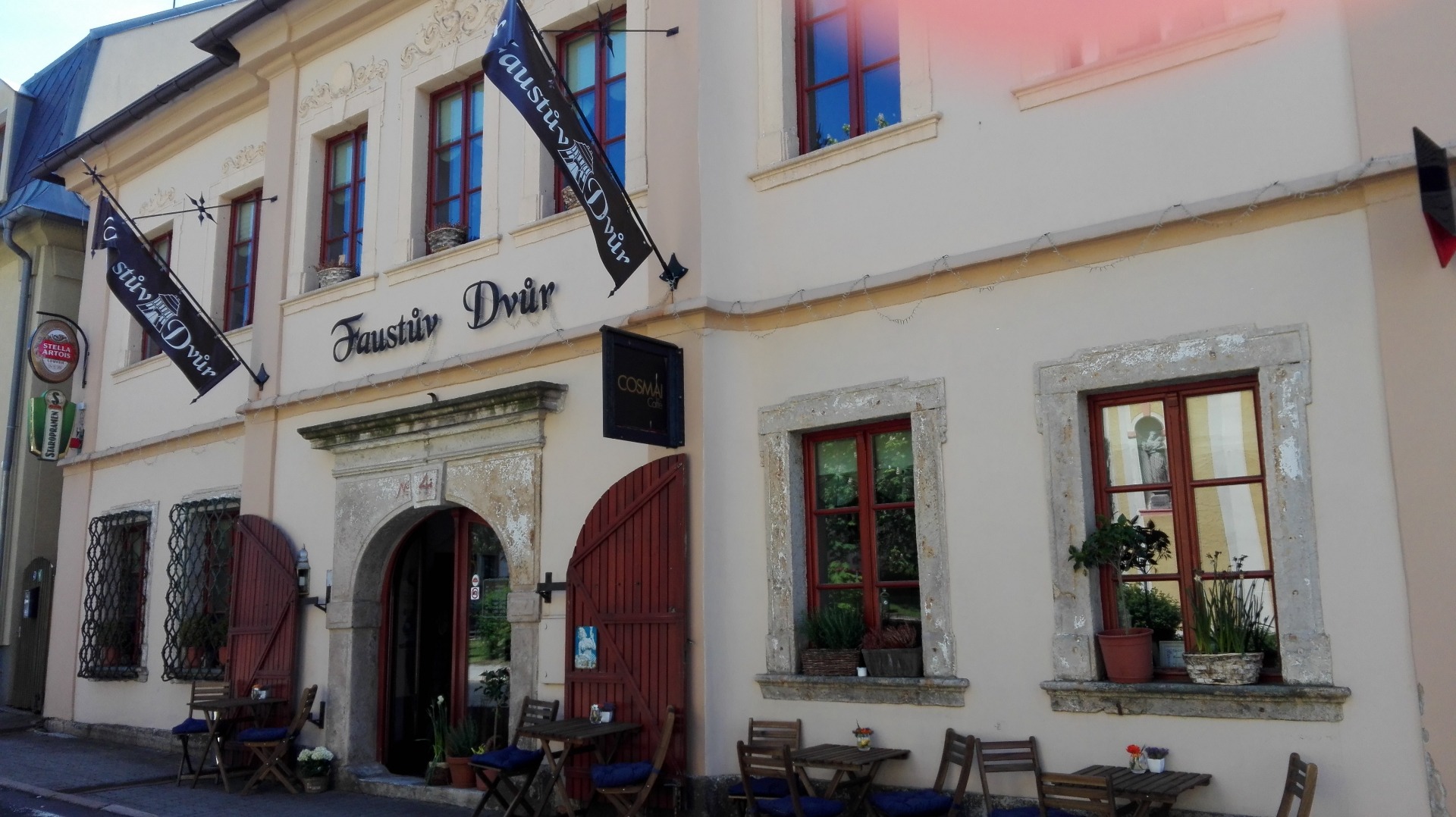 Restaurace Faustův Dvůr – exteriér